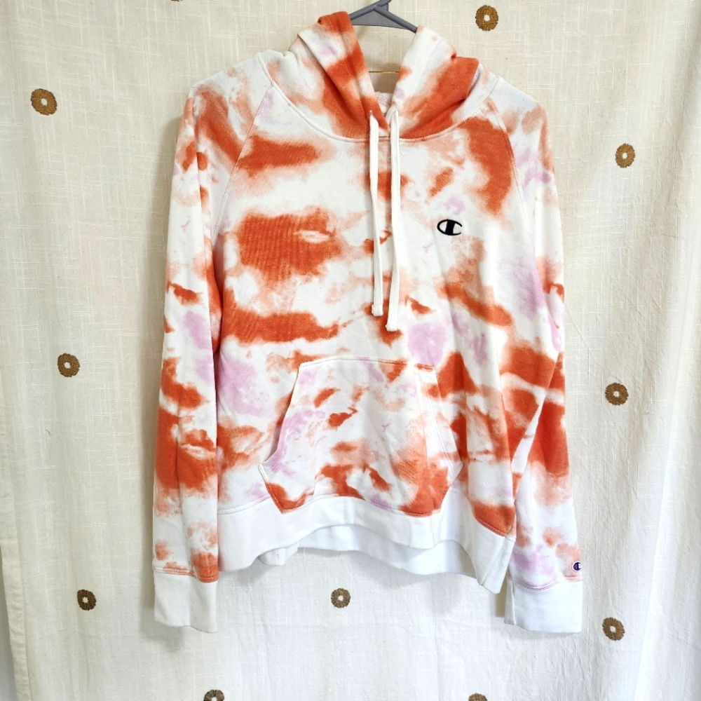 Champion Vibrant Orange and Pink Sweater